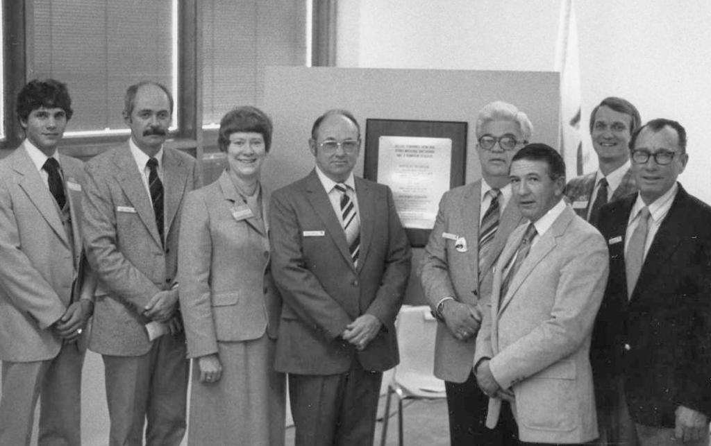 1981 JWCC board members at Ag Center Dedication