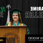 Catharine Miller Speaking at Graduation
